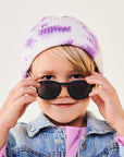 Babiators Polarised Keyhole Sunglasses - Jet Black Smoke