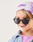 Babiators Polarised Keyhole Sunglasses - Jet Black Smoke