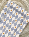 Standard Changing Mat - Blue Harlequin