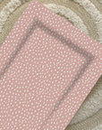 Standard Changing Mat - Dusky Pink Spots Print