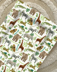 Standard Changing Mat - Safari Animals Print