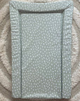 Standard Changing Mat - Sage Green Spots