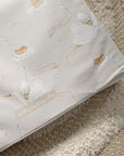 Anti-Roll Wedge Baby Changing Mat - Welcome Baby Print