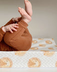 Anti-Roll Wedge Changing Mat - Lion Print