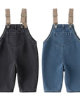 Denim Adjustable Strap Overalls for Kids