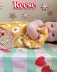 Anti-Roll Wedge Baby Changing Mat - Cherry