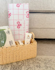 Travel Changing Mat - Pink Bows