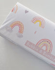 Travel Changing Mat - Pink Rainbow