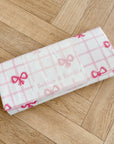 Travel Changing Mat - Pink Bows