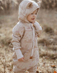 Baby Jumpsuit with Hood - Grasshopper