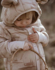 Baby Jumpsuit with Hood - Grasshopper