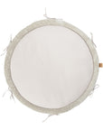 Baby Nest & Play Mat With Crib Bumper Braid - Ecru