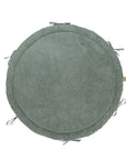 Baby Nest & Play Mat With Crib Bumper Braid - Olive Green