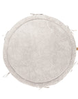 Baby Nest & Play Mat With Crib Bumper Braid - Vanilla