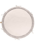 Baby Nest & Play Mat With Crib Bumper Braid - Vanilla