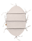 Baby Nest With Braided Bumper - Ecru