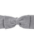 Cozy Baby Nest with Soft Grey Braided Bumper