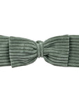 Baby Nest With Braided Bumper - Olive Green