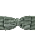 Olive Green Baby Nest with Braided Bumper