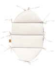 Baby Nest With Braided Bumper - Vanilla
