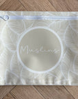 Hospital Bag Organiser Pouches - Unisex Beige Leaf Print