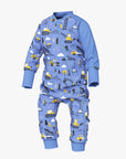 Baby Sleepsuit with Construction Print