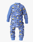 Baby Sleepsuit with Construction Print