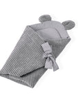 Baby Swaddle Wrap for Sleeping and Cuddling – Grey