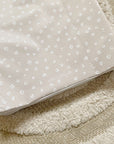 Anti-Roll Wedge Baby Changing Mat - Sand Animal Print