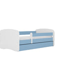 Children's Bed with Guardrail and Storage Drawer