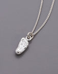 New Baby Personalised Silver Charm