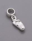 New Baby Personalised Silver Charm