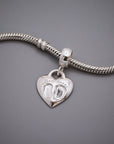 Baby Footsteps Personalised Silver Charm