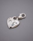 Baby Footsteps Personalised Silver Charm