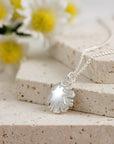 Daisy Flower Silver Charm