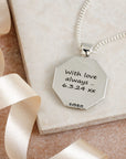 Good Luck Symbols Personalised Silver Necklace