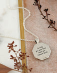 Good Luck Symbols Personalised Silver Necklace