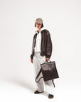 Leather backpack - Fibonacci (Camel)