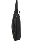 Black Leather Convertible Tote Backpack Brix Bailey Ethical Handbag Brand