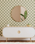 Bakersfield Chequerboard Wallpaper Modern Design