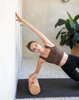 Round Balance Board With Exercise Roll - No Logo