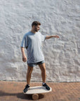 Round Balance Board With Exercise Roll - No Logo
