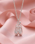 Ballet Shoe Silver Charm