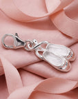 Ballet Shoe Silver Charm