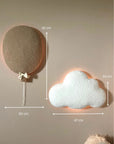 Set Brown Balloon and Big Cloud-1