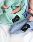 Scandinavian Bamboo & Cotton Baby Blanket - Ultra Soft, Hypoallergenic, Breathable for All Seasons | 80x100cm | OEKO-TEX Certified by Lullalove UK at brixbailey.com