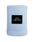 Scandinavian Style All Season Baby Blanket - Super Soft Bamboo & Cotton Blend | 80x100 cm | OEKO-TEX Certified by Lullalove UK at brixbailey.com