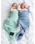 Scandinavian Style All Season Baby Blanket - Super Soft Bamboo & Cotton Blend - OEKO-TEX Certified - 80x100 cm by Lullalove UK at brixbailey.com