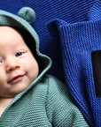 Scandinavian Style All Season Baby Blanket - Soft Bamboo & Cotton Blend - Hypoallergenic & UV Resistant by Lullalove UK at brixbailey.com