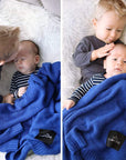 Scandinavian Style All Season Bamboo & Cotton Baby Blanket - Soft, Hypoallergenic, UV Resistant by Lullalove UK at brixbailey.com